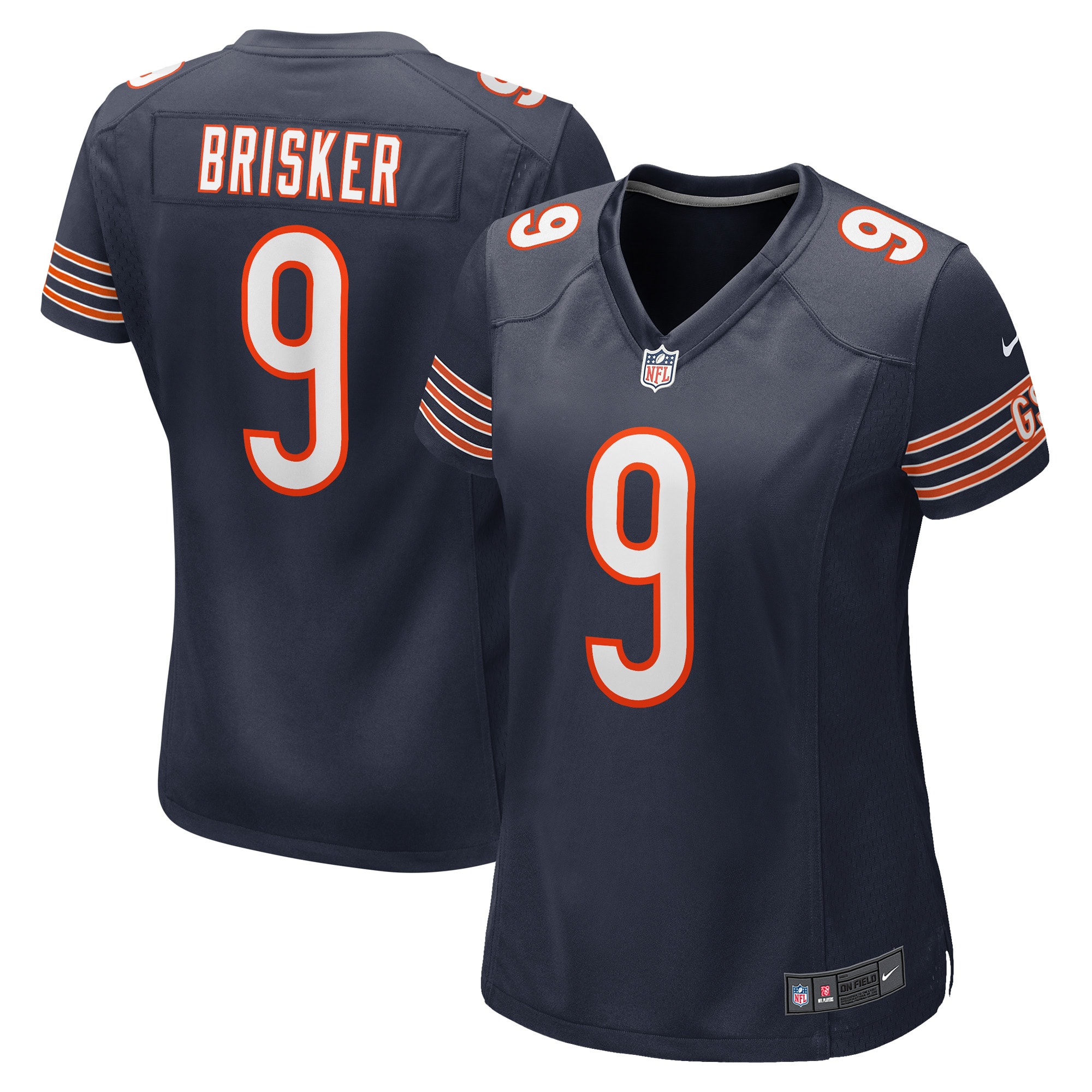 Women’s Chicago Bears Jaquan Brisker Navy Game Player Jersey