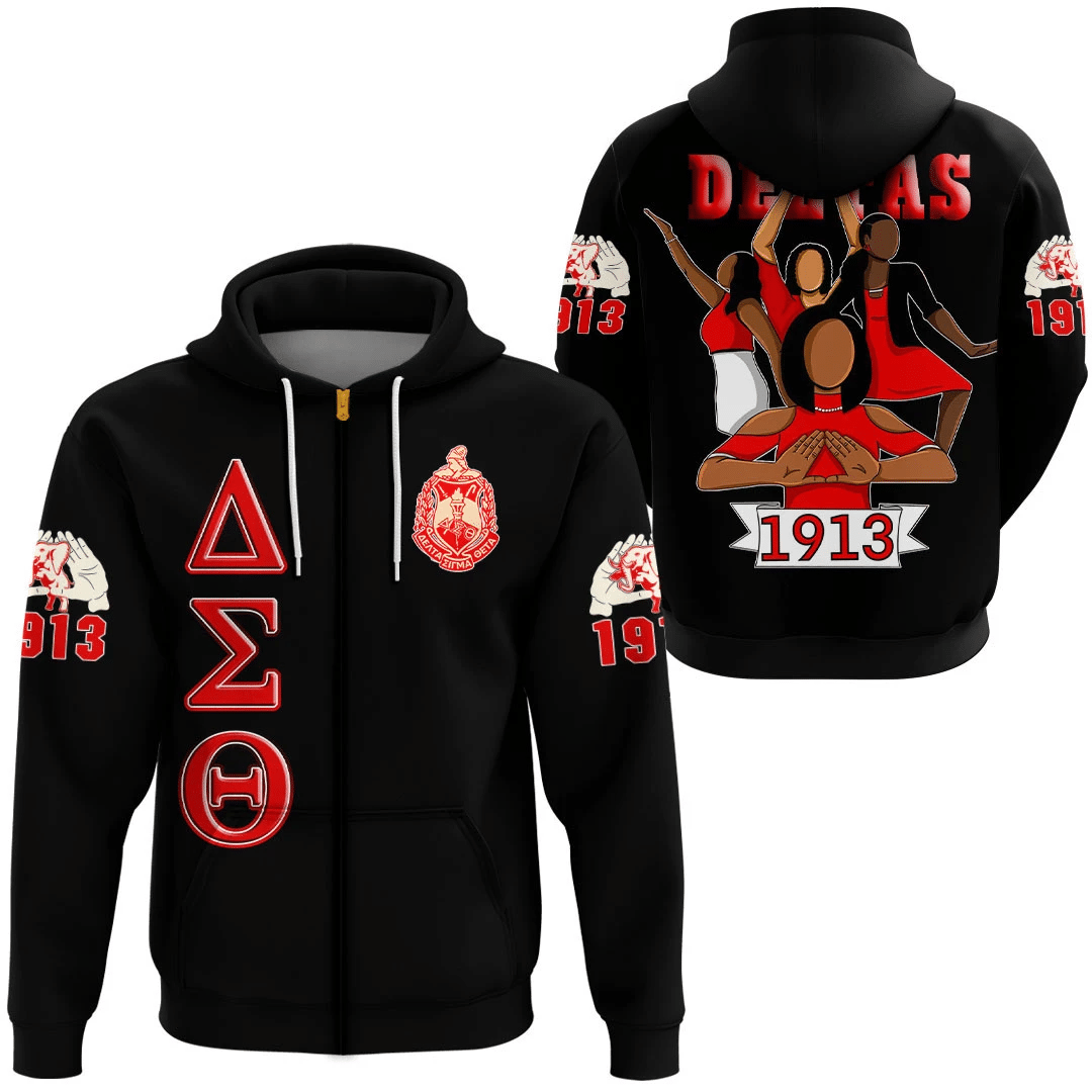 Africa Zone Hoodie – Delta Sigma Theta Sisterhood Zip Hoodie A31