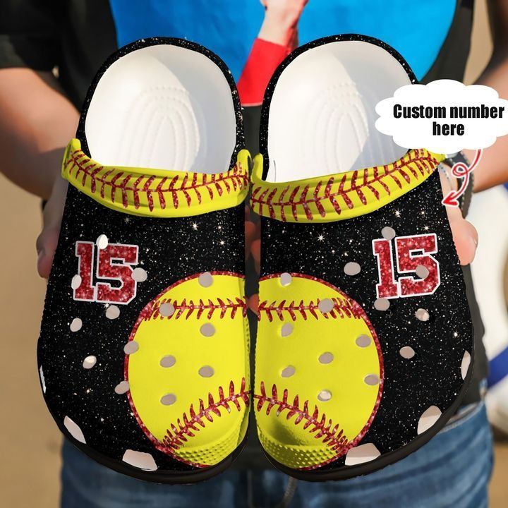 Softball Personalized Pitch Sku 2362 Clogs Clog Shoes