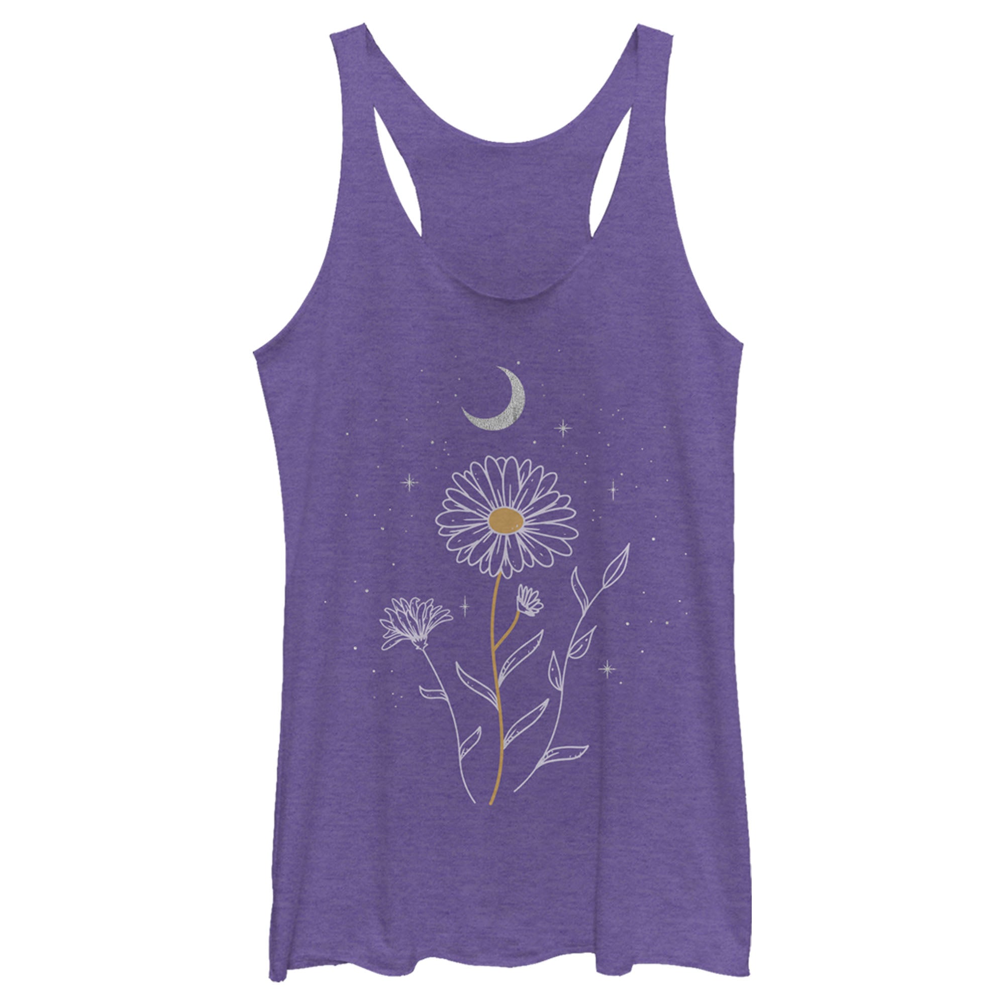 Women’S Lost Gods Floral Doodle Racerback Tank Top