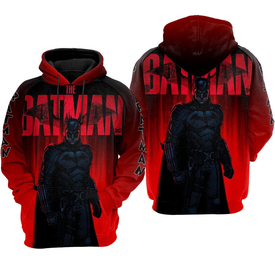 Unifinz Batman Hoodie The Batman Dc Red Hoodie 2022