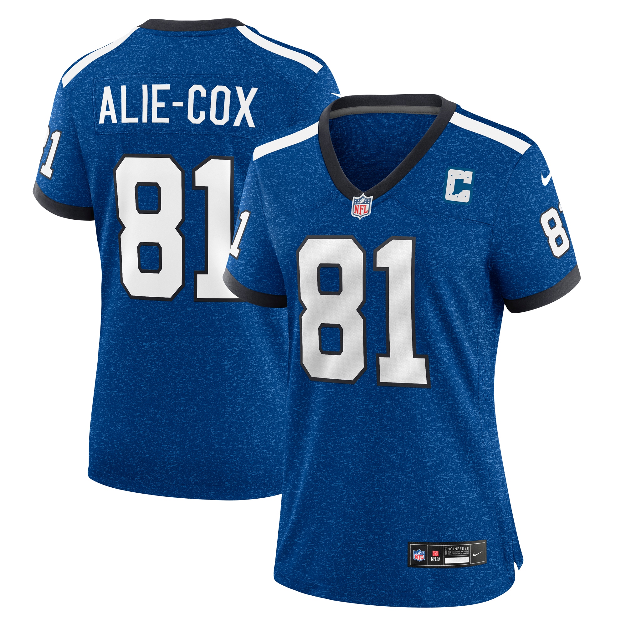 Women’s Indianapolis Colts Mo Alie Cox Royal Indiana Nights Alternate Game Jersey