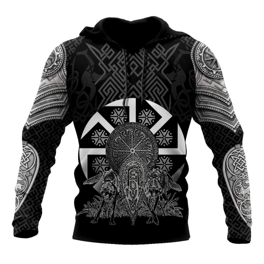 Tribal Wolf Tattoo Slavic Unisex Shirts AM102082ST