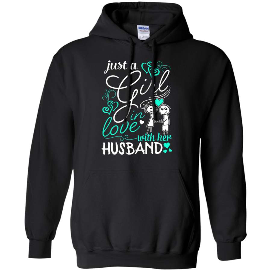 AGR Just A Girl In Love With Her Husband Family Hoodie