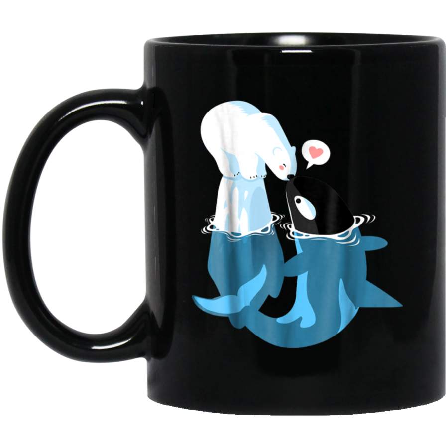 whale cute polar bear funny awesome Coffee Mug