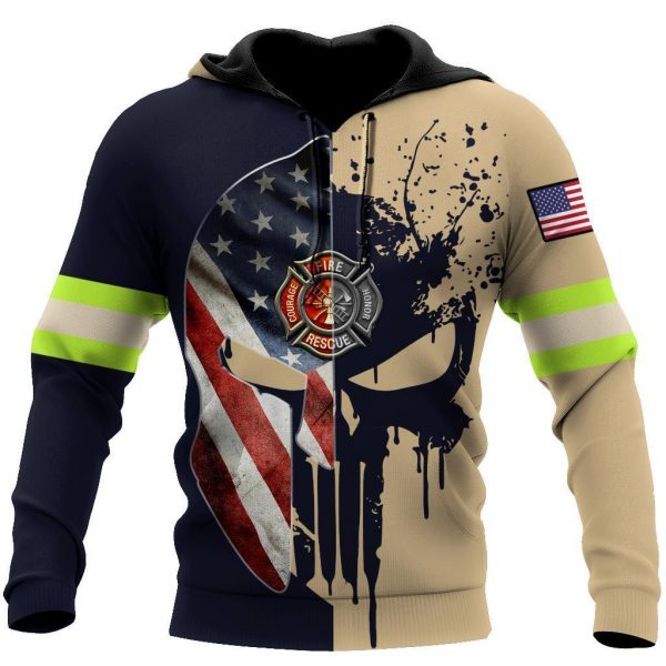 Firefighter -The Soldier 3D All Over Printed Shirt Hoodie For Men And Women Tqh200904