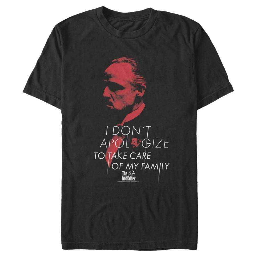 The Godfather Men’s Corleone Family Quote  T Shirt