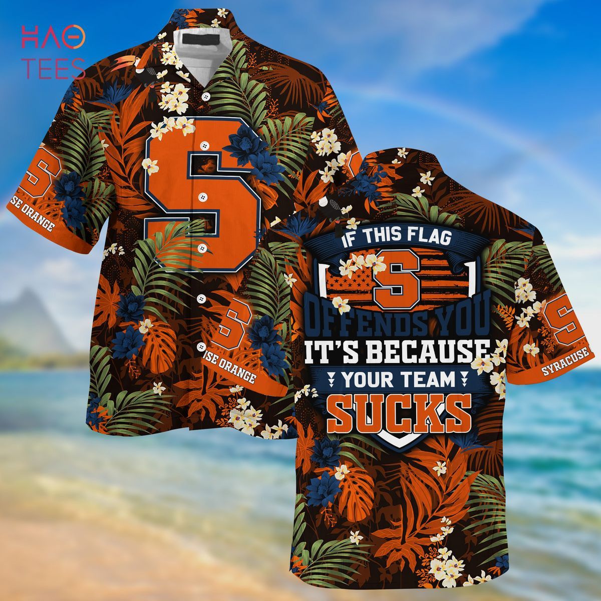 NCCA Syracuse Orange If This Flag Hawaiian Shirt