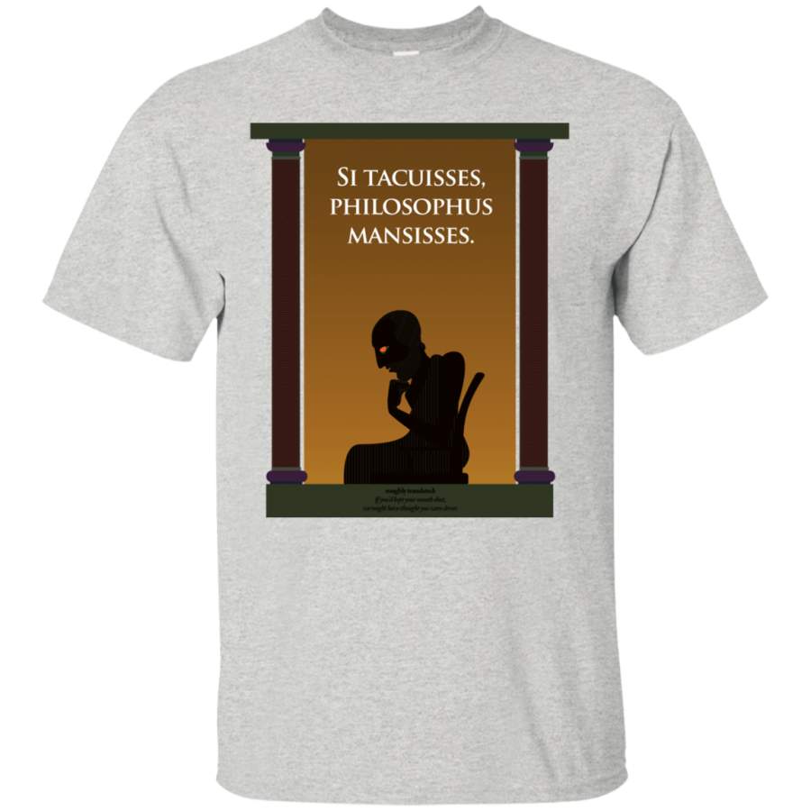 AGR Si tacuisses, philosophus mansisses. Sweatshirt T-Shirt & Hoodie