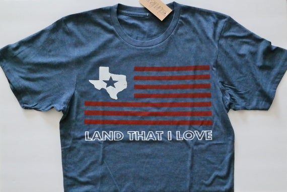 Texas Land That I Love Customizable Shirt