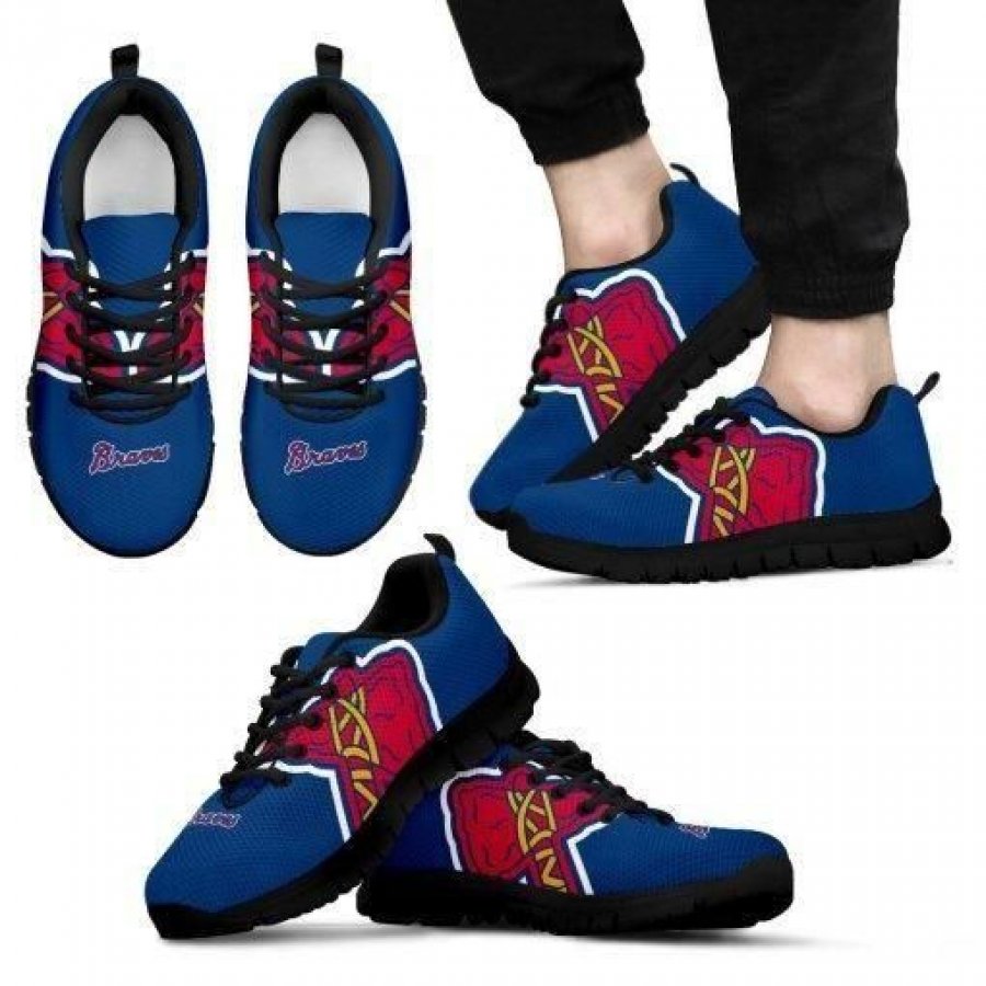 Atlanta Braves Fan Custom Unofficial Running Shoes Sneakers Trainers Ladie