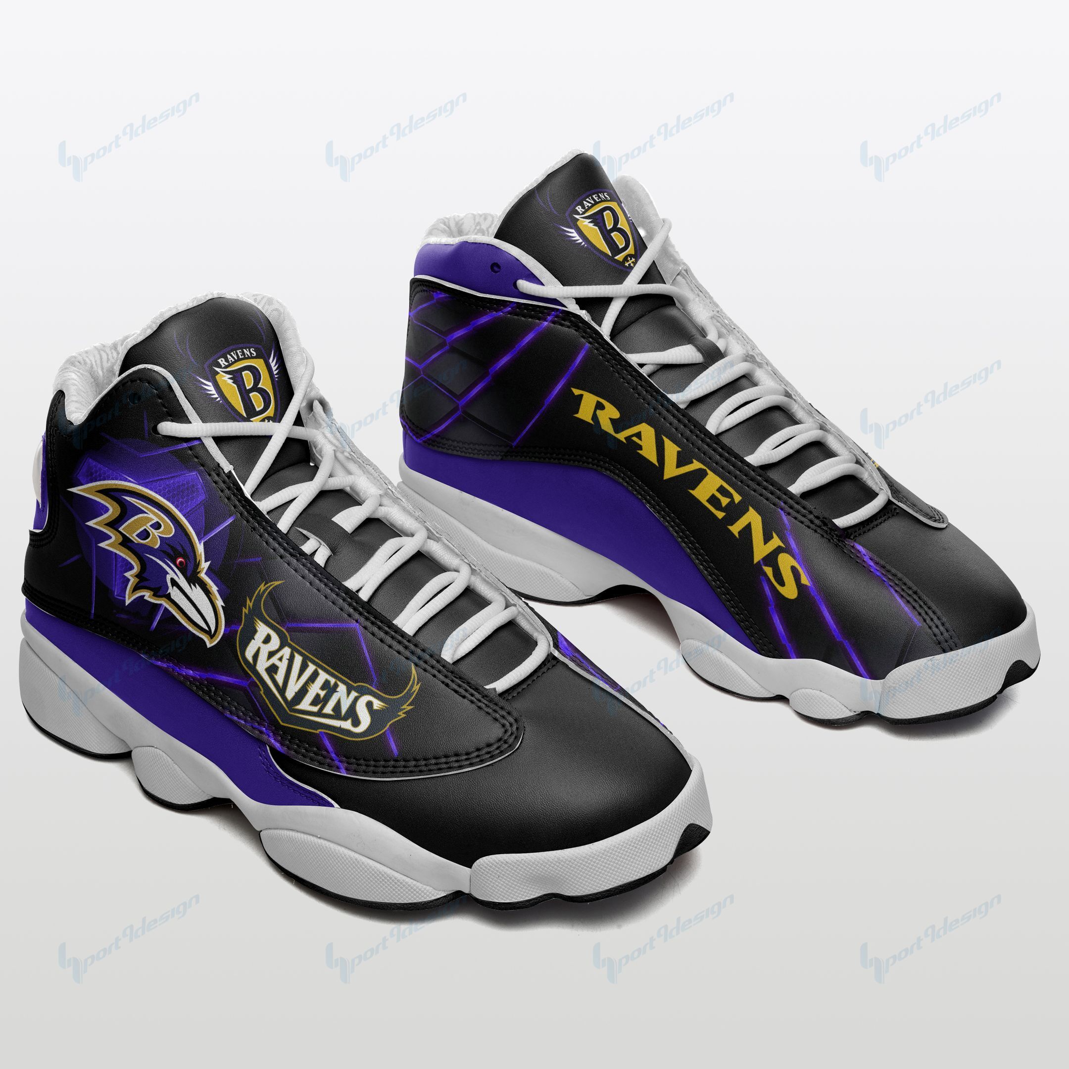 Baltimore Ravens Air JD13 Sneakers 710