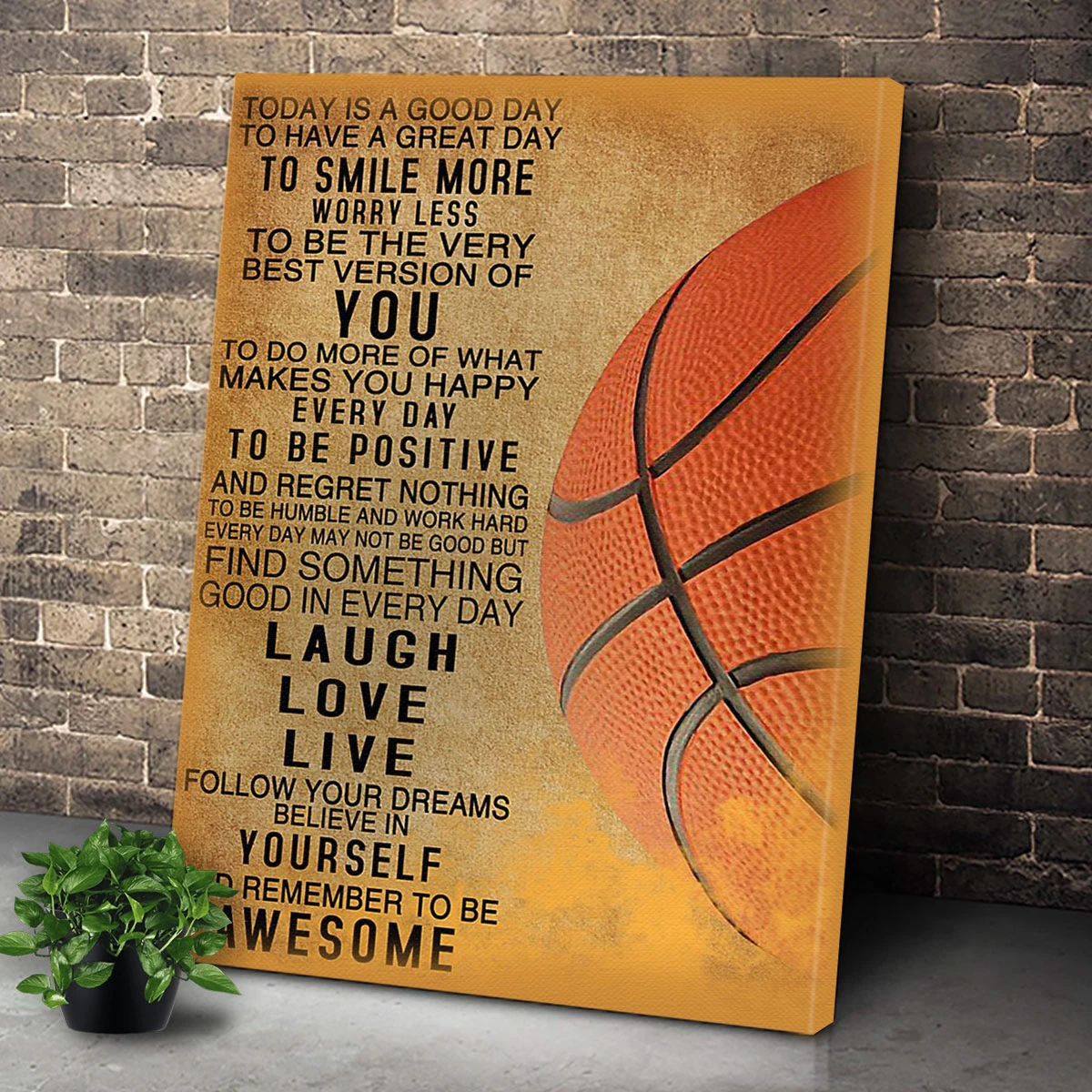 Basketball Premium Canvas – Basketball Wall Art