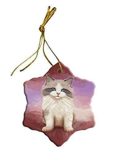 Ragdoll Kitten Star Porcelain Ornament Spor48059