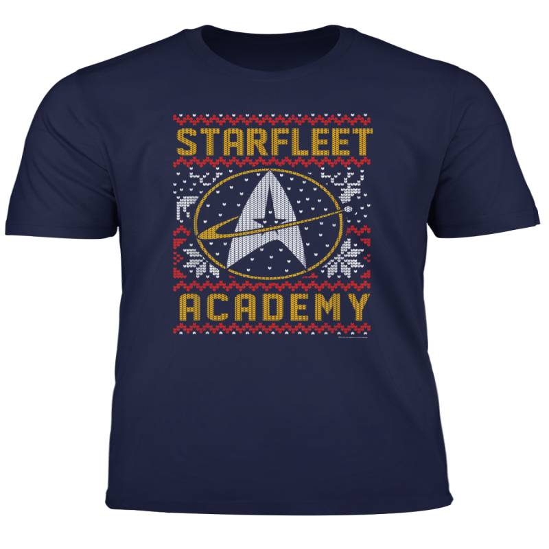 Star Trek Next Gen Starfleet Ugly Christmas Sweater T Shirt