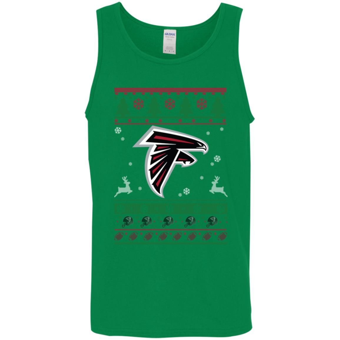 Atlanta Falcons Logo Football Teams Ugly Christmas Sweater Men Tank Top