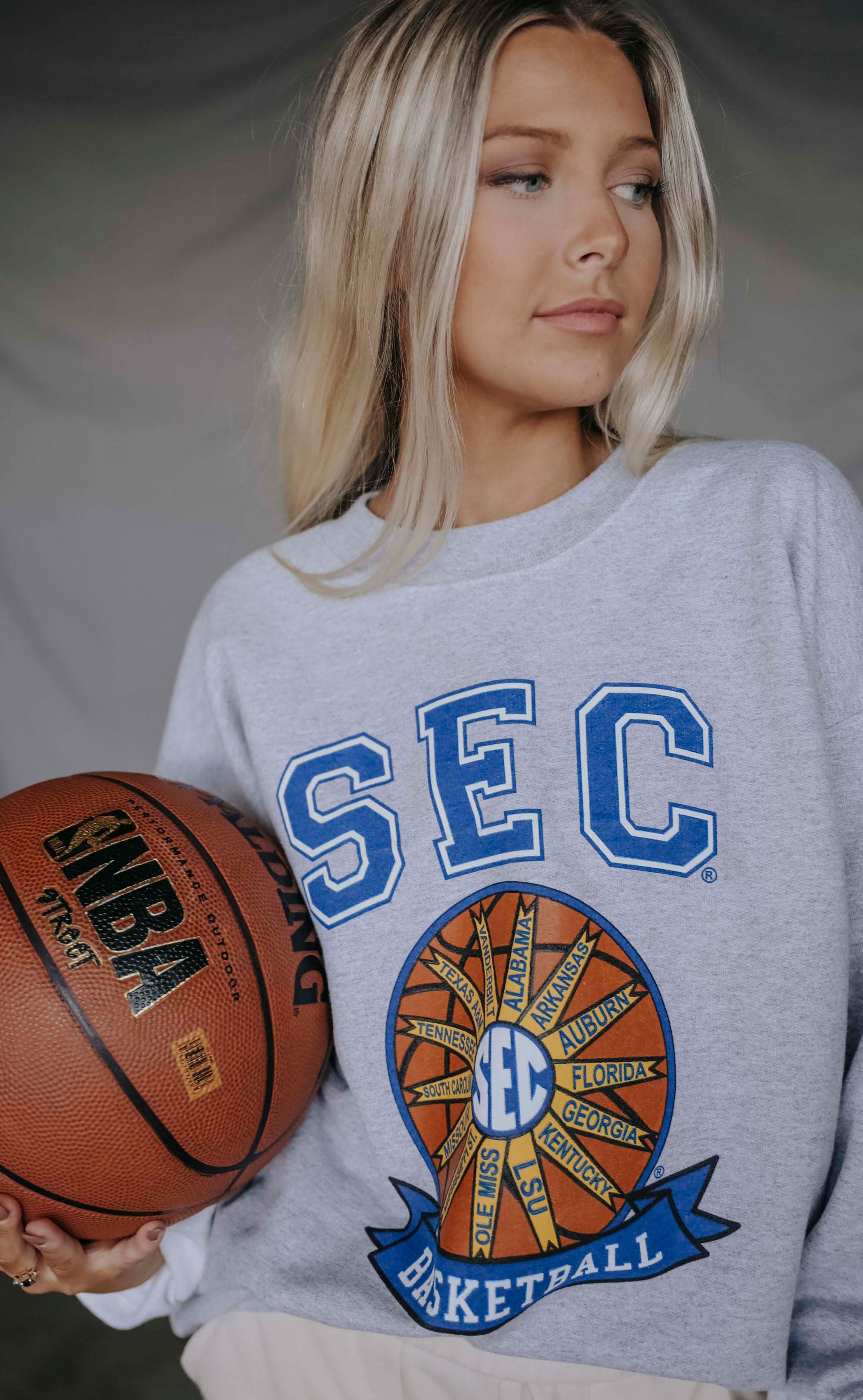 Charlie Southern: Sec Retro Basketball Sweatshirt