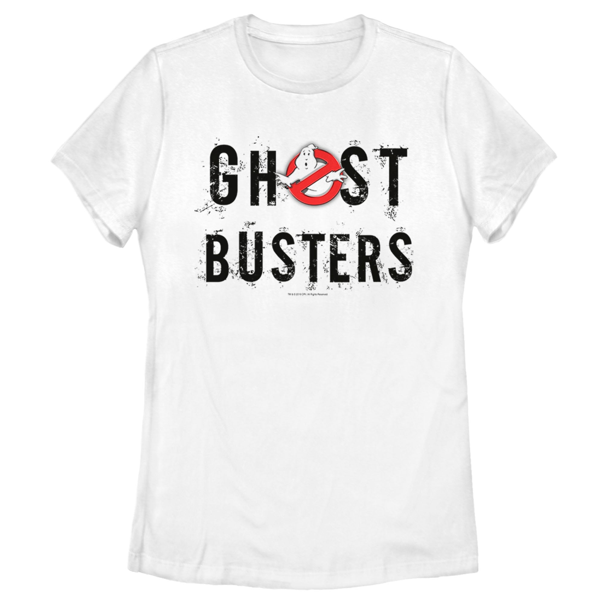 Women’S Ghostbusters Scratchy Text Logo T-Shirt