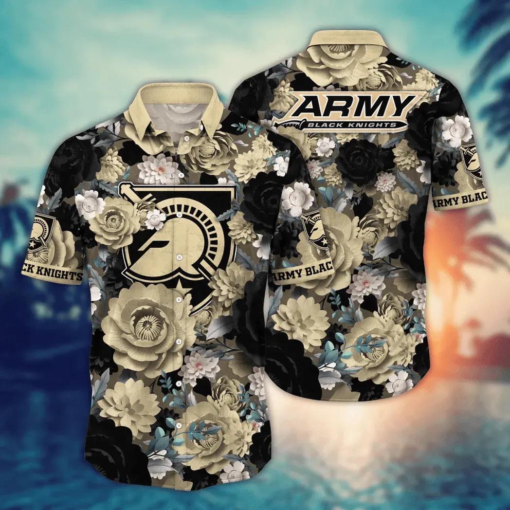 Army Black Knights Ncaa Flower Aloha Hawaiian Shirt 4, Ncaa Hawaiian Shirt