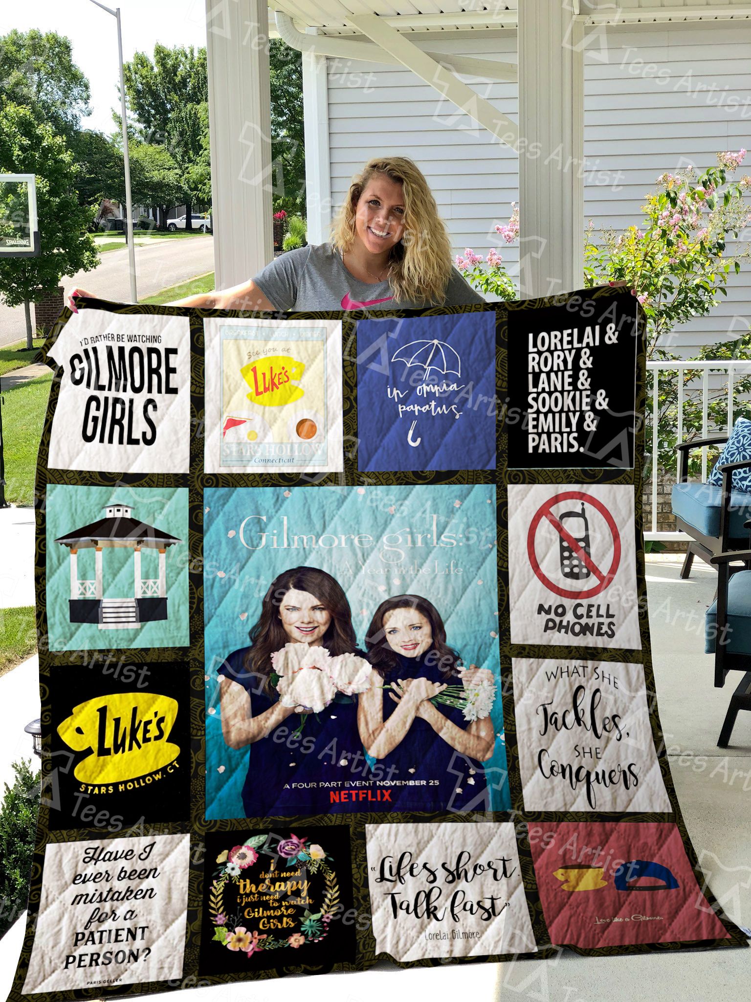 Gilmore Girls 3D Quilt Blanket 1804