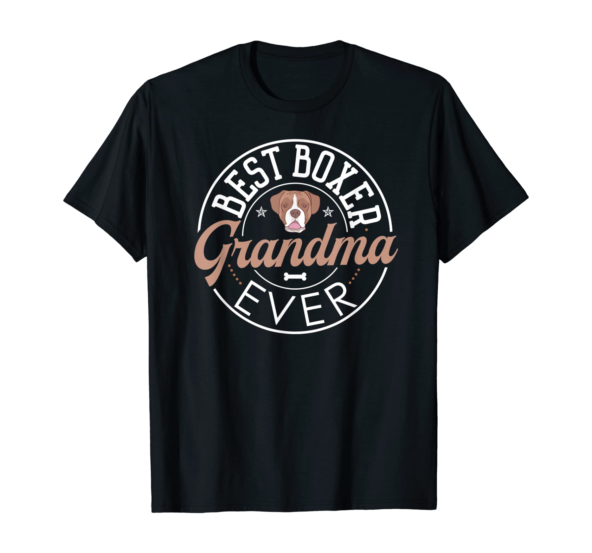 Boxer Grandma T Shirt Funny Mother’s Day Dog Lover Gift Best