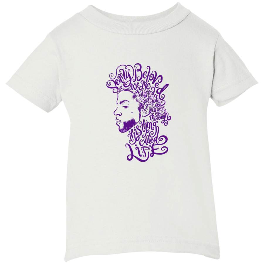 AGR dearly beloved prince Infant Short Sleeve T-Shirt