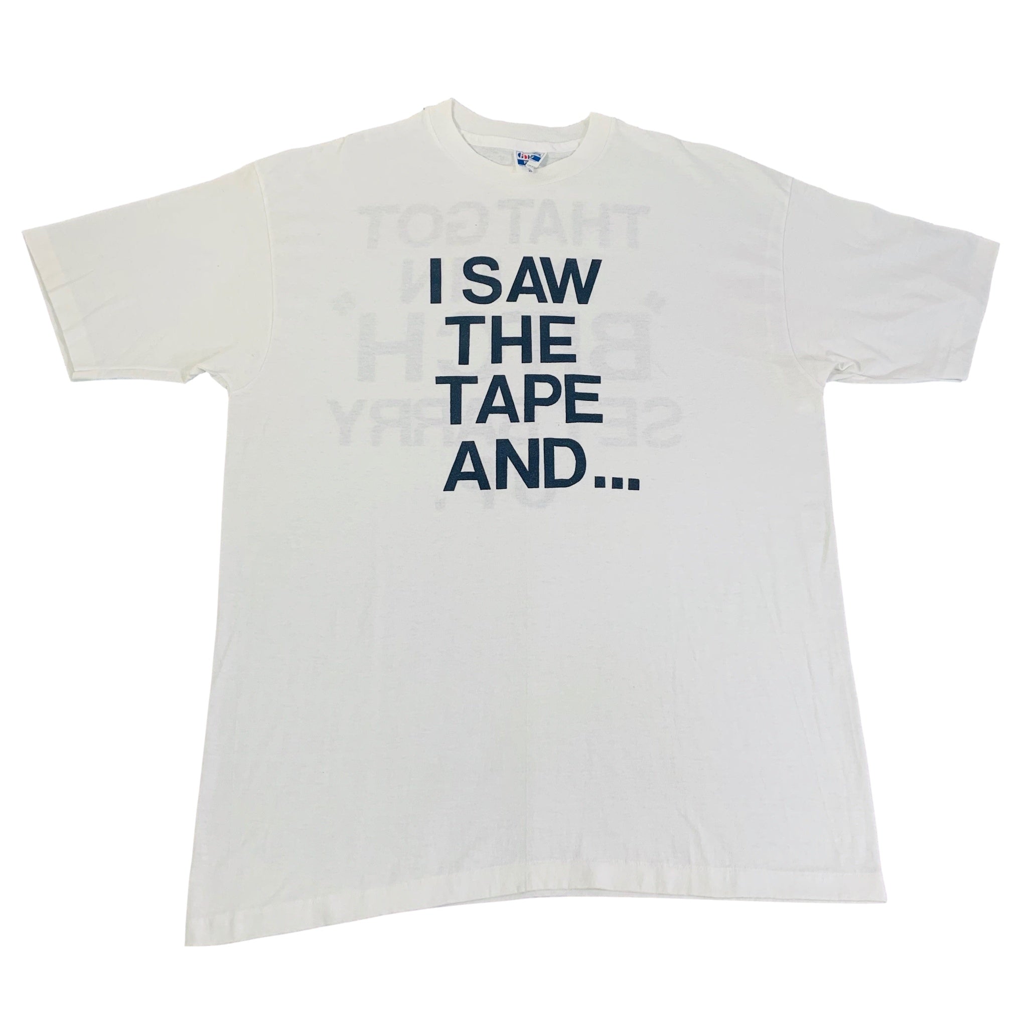 Vintage Marion Barry “I Saw The Tape And…” T-Shirt