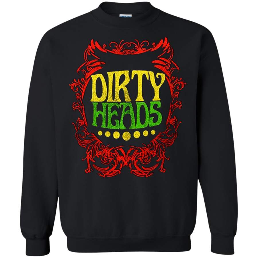 Dirty Heads – Womens Rasta Border Pullover Sweatshirt