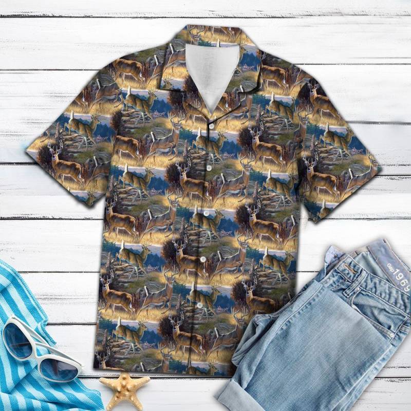 Deer Hunting Hawaiian Shirt Ha62690