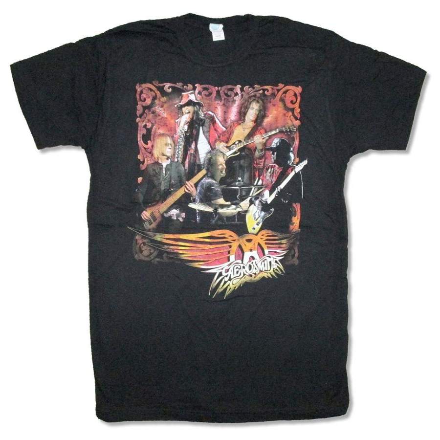 Aerosmith – Live Image – Black T-shirt