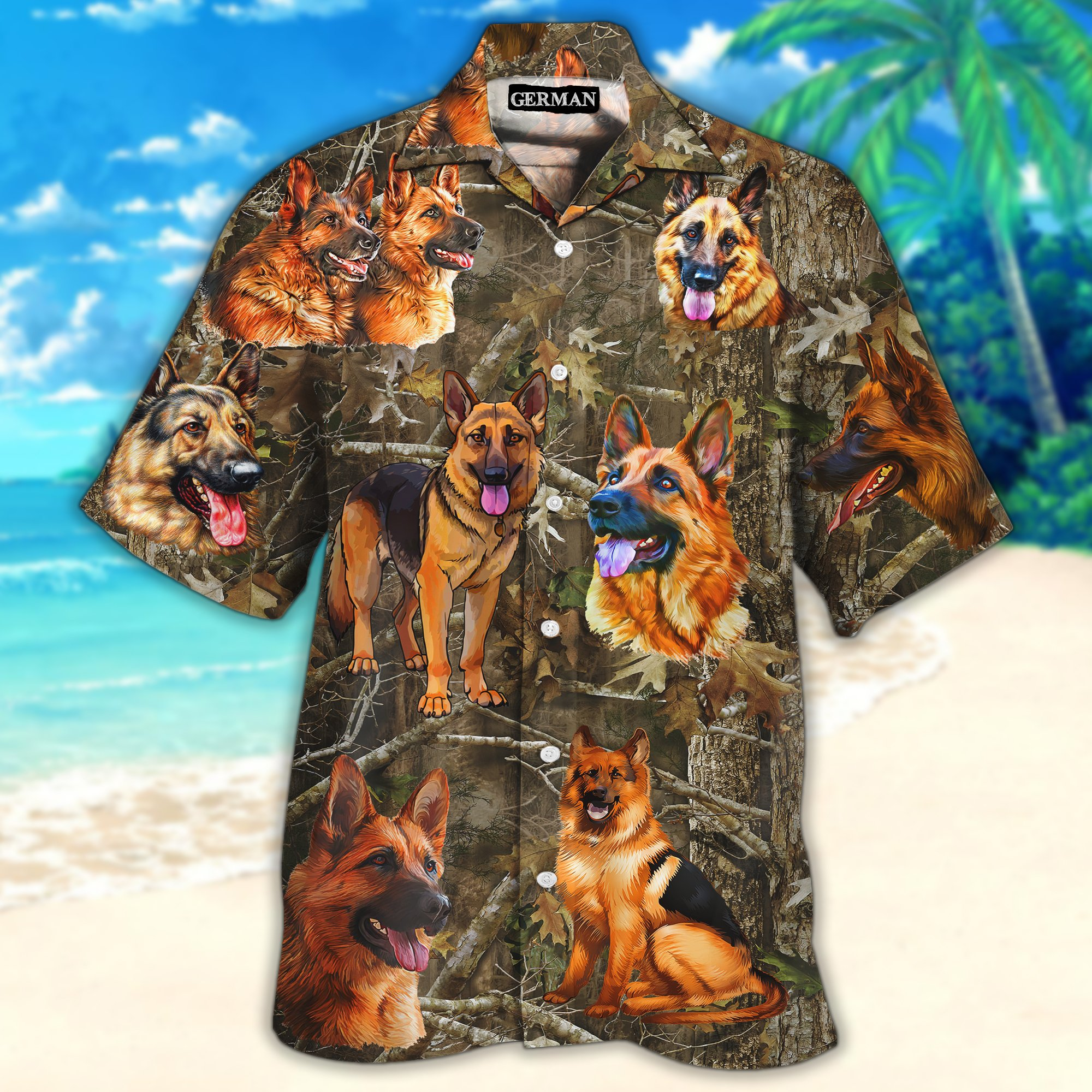 German Shepherd Hawaii Shirt Ha102759