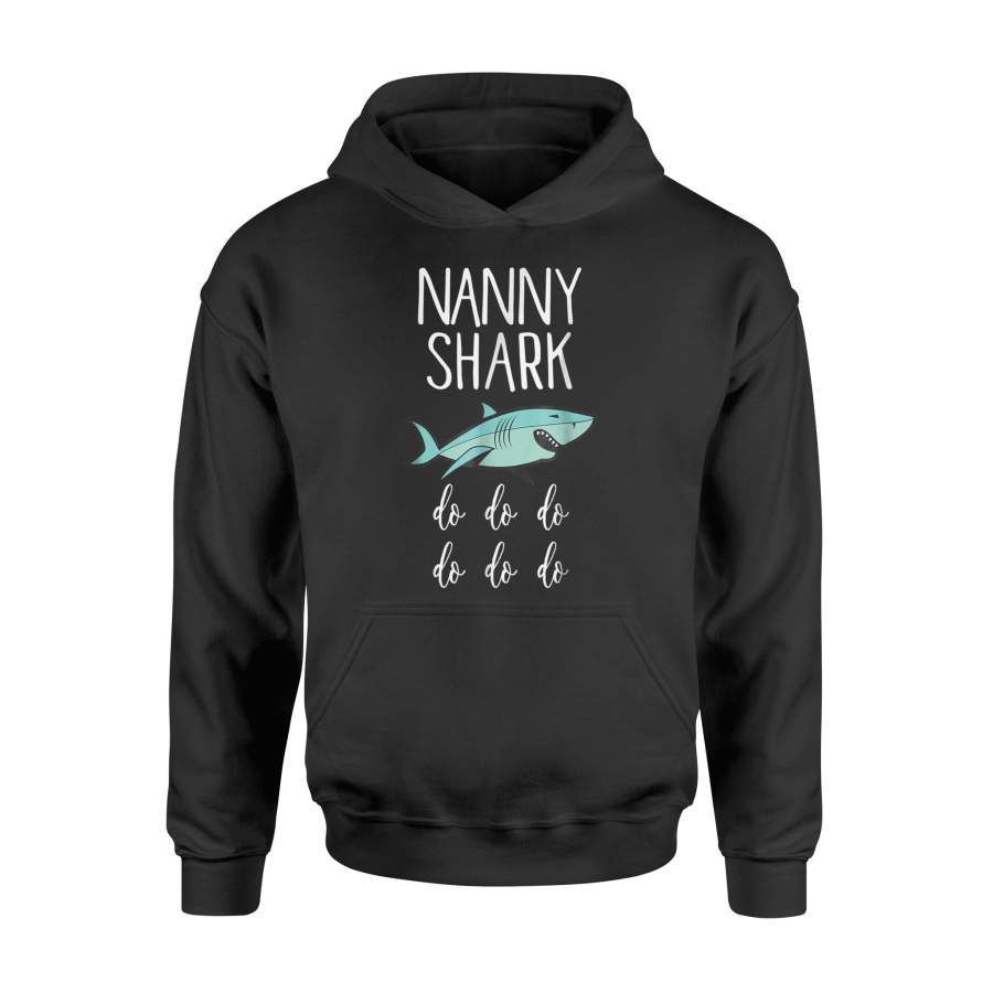 Cute Nanny Shark Pregnancy Announcement Doo Doo Doo Hoodie