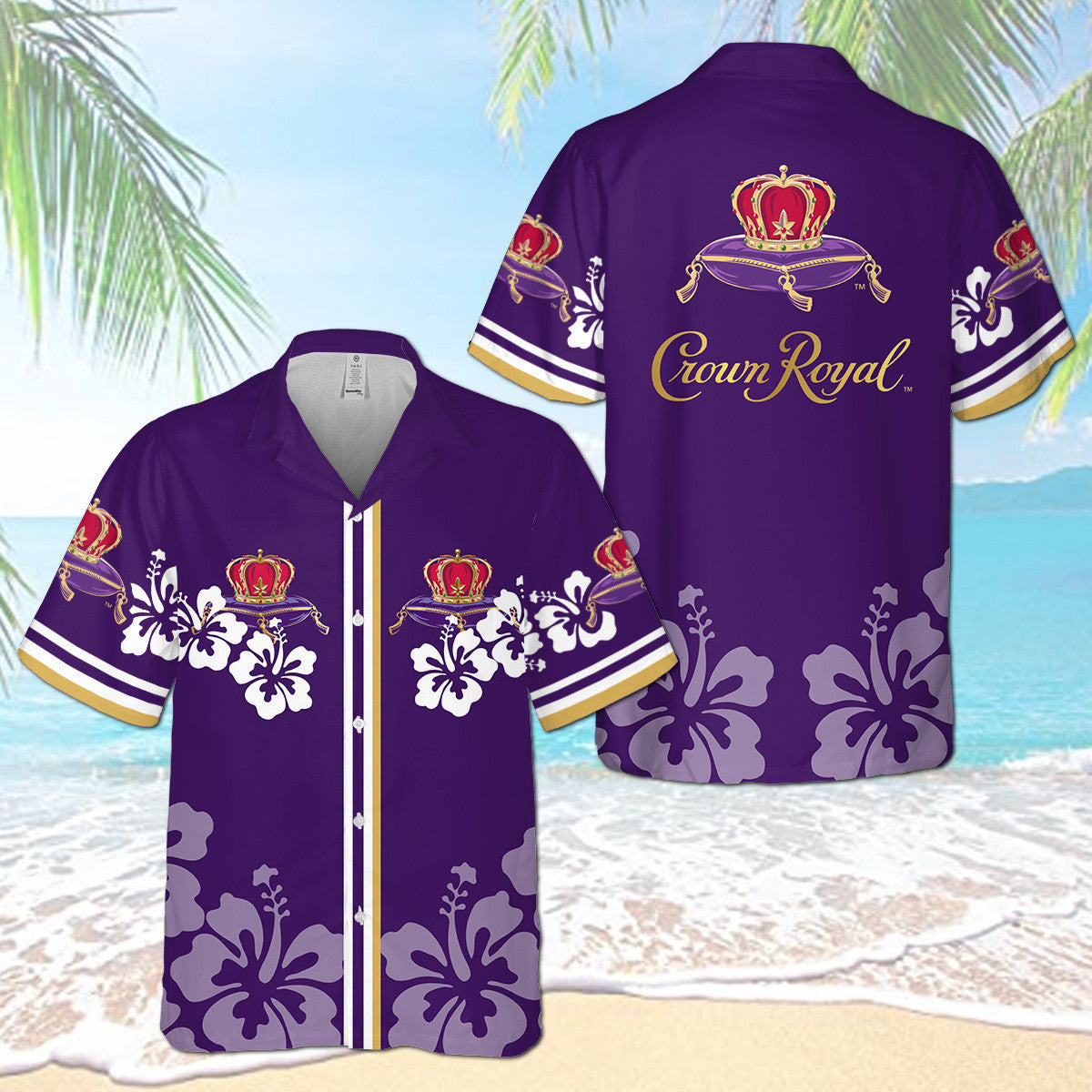 Crown Royal Hibicus Hawaii Shirt Ha26827