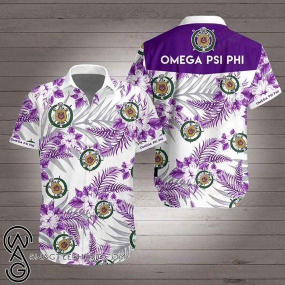 Omega Psi Phi Aloha Beach Hawaiian Shirt Ch3