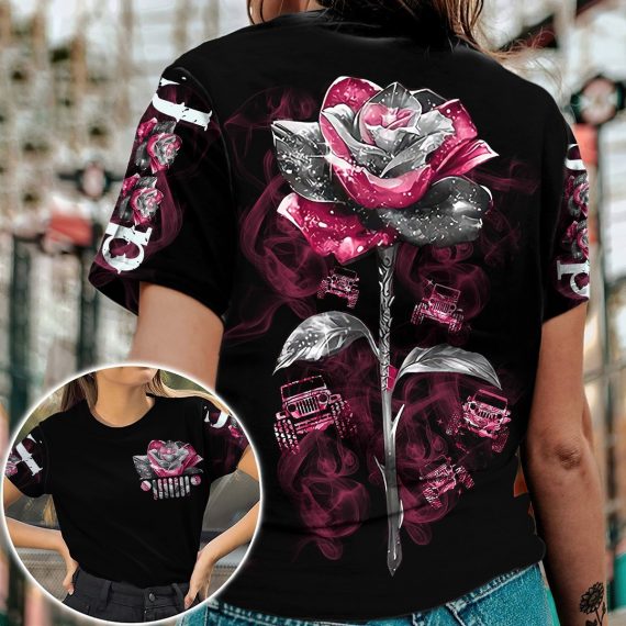 Jp Girl Rosy 3D All Over Unisex Tshirt