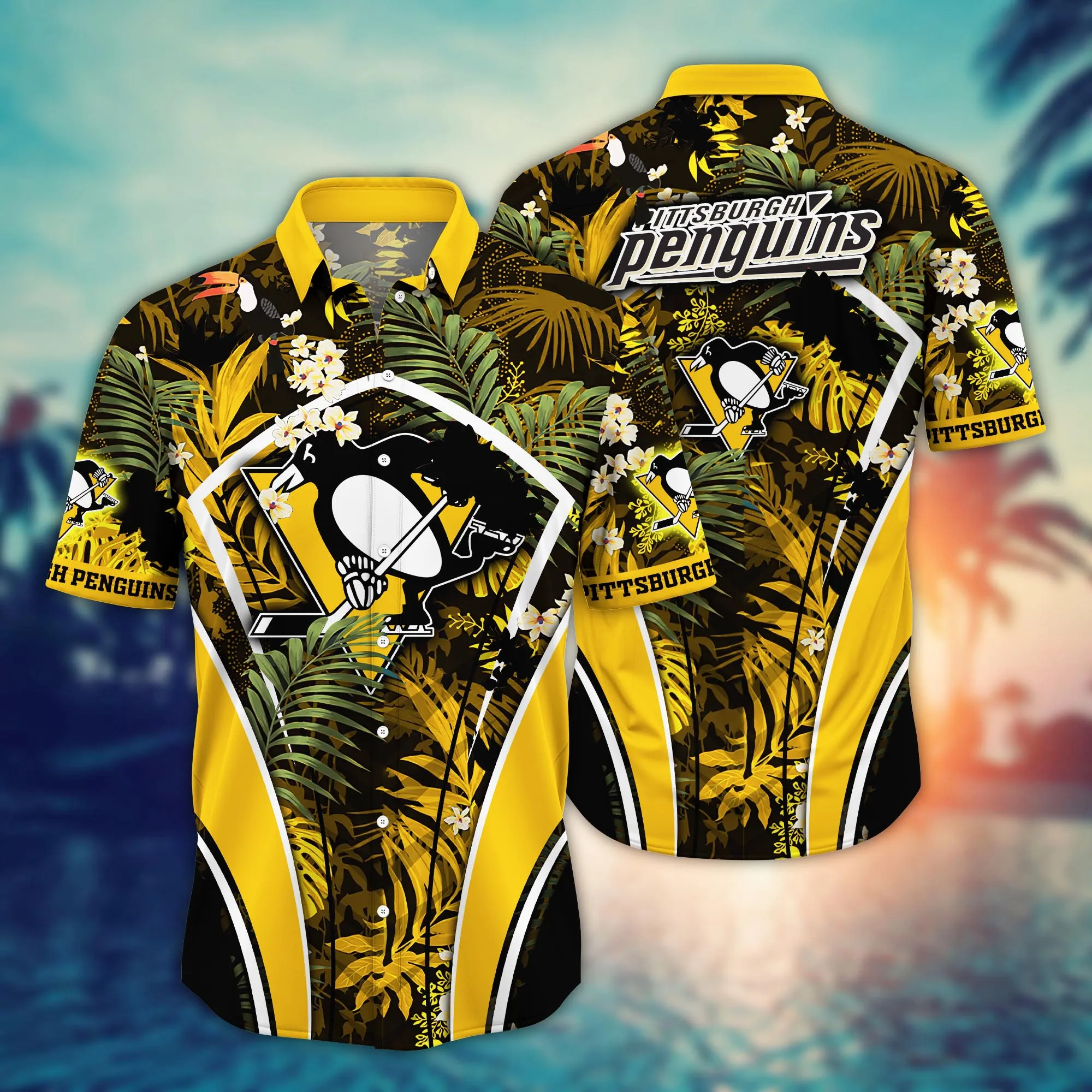 Pittsburgh Penguins Nhl Hawaiian Shirt Sunscreen Aloha Shirt