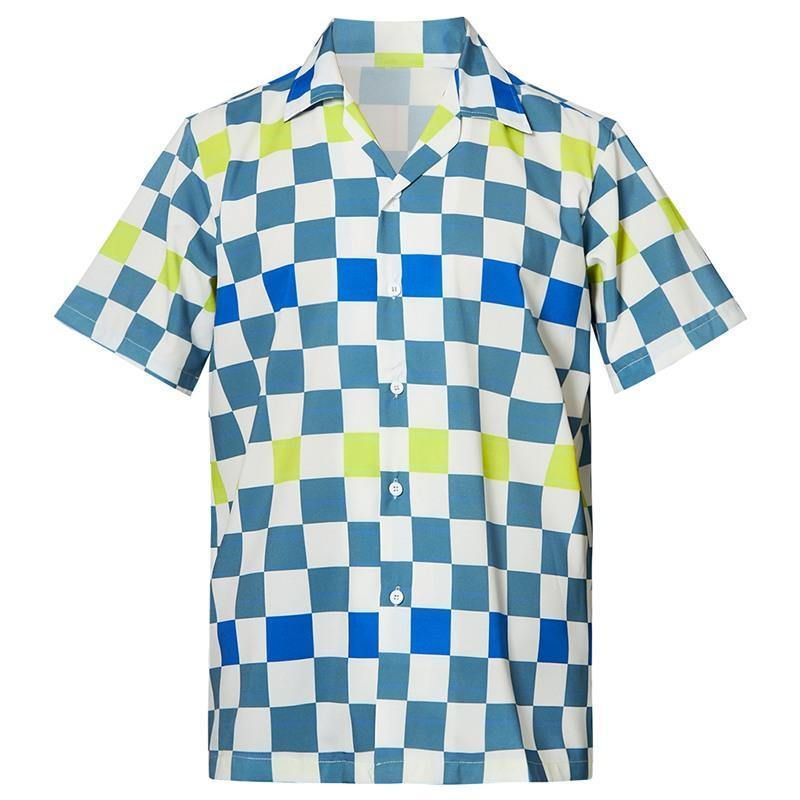 Shop From 1000 Unique Mens Hawaii Shirts Llattice Printed Ha968