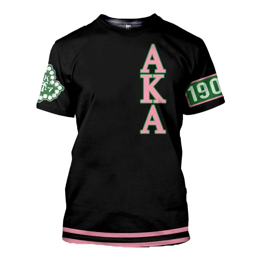 3D All Over Hoodie Alpha Kappa Alpha