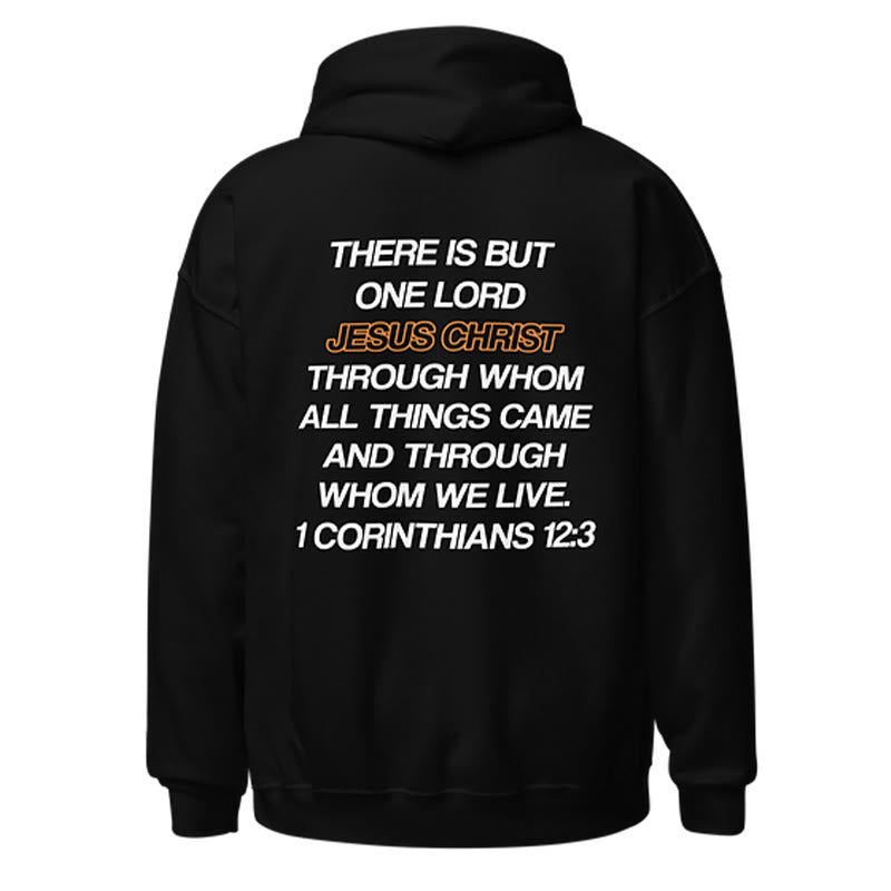 Jesus Is Lord Print Men’S Hoodie