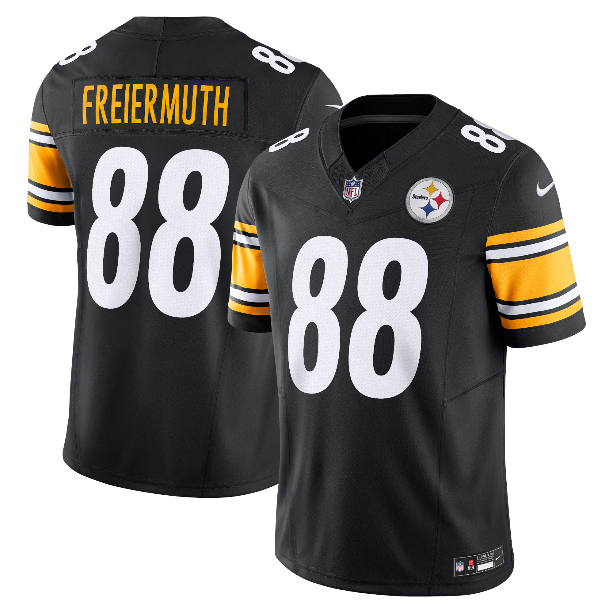 Men’s Pittsburgh Steelers Pat Freiermuth Black Vapor F.U.S.E. Limited Jersey