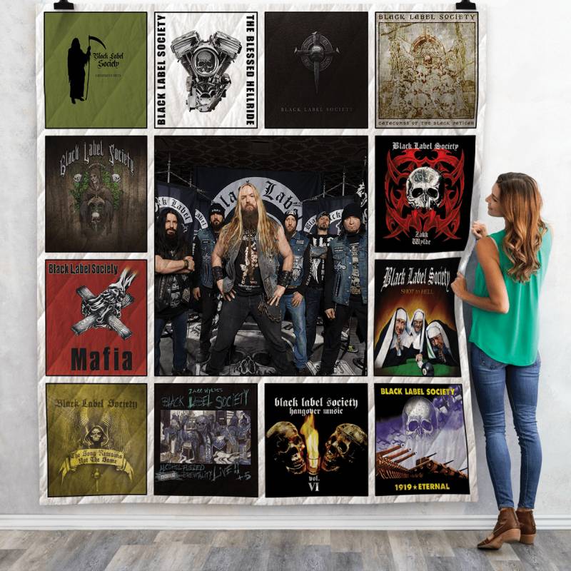 Black Label Society Albums Quilt Blanket Ver13