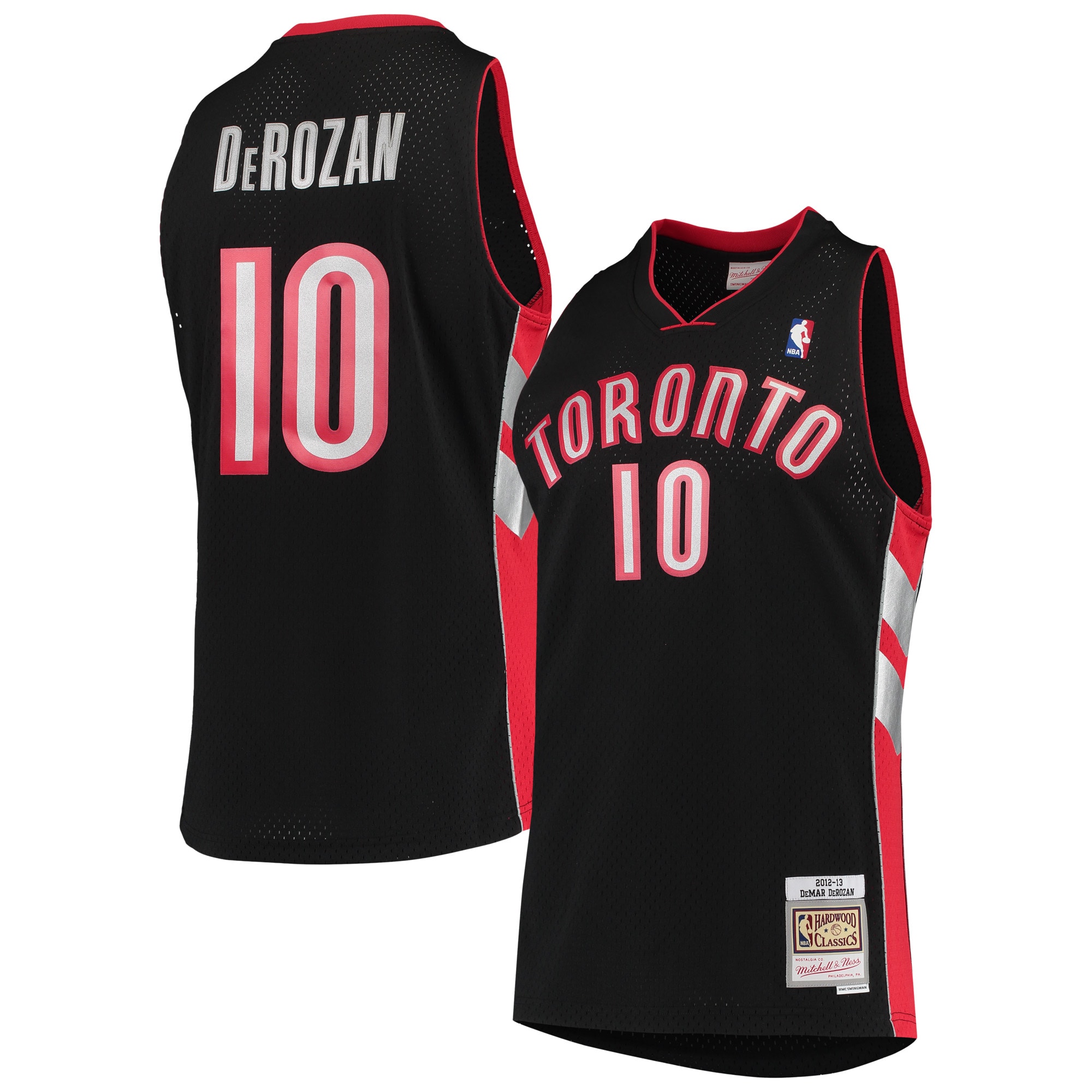 DeMar DeRozan Toronto Raptors Mitchell & Ness 2001/02 Hardwood Classics Swingman Jersey – Black