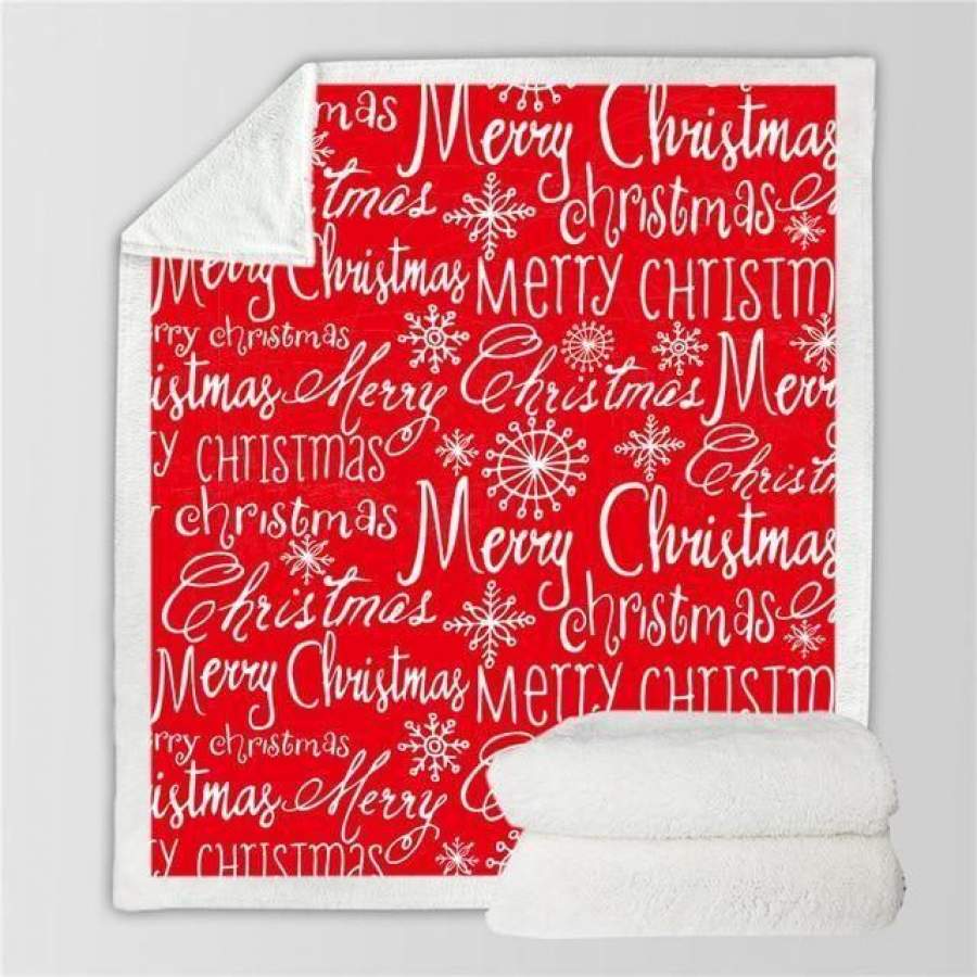 X-Mas Quote Pattern Blanket Christmas Decoration Ideas Christmas Gift Ideas