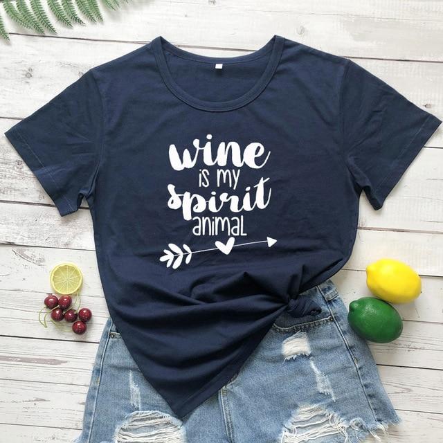 Wine Is My Spirit Animal T-shirt