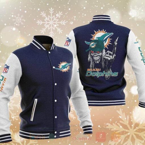 Miami Dolphins Baseball Jacket A95