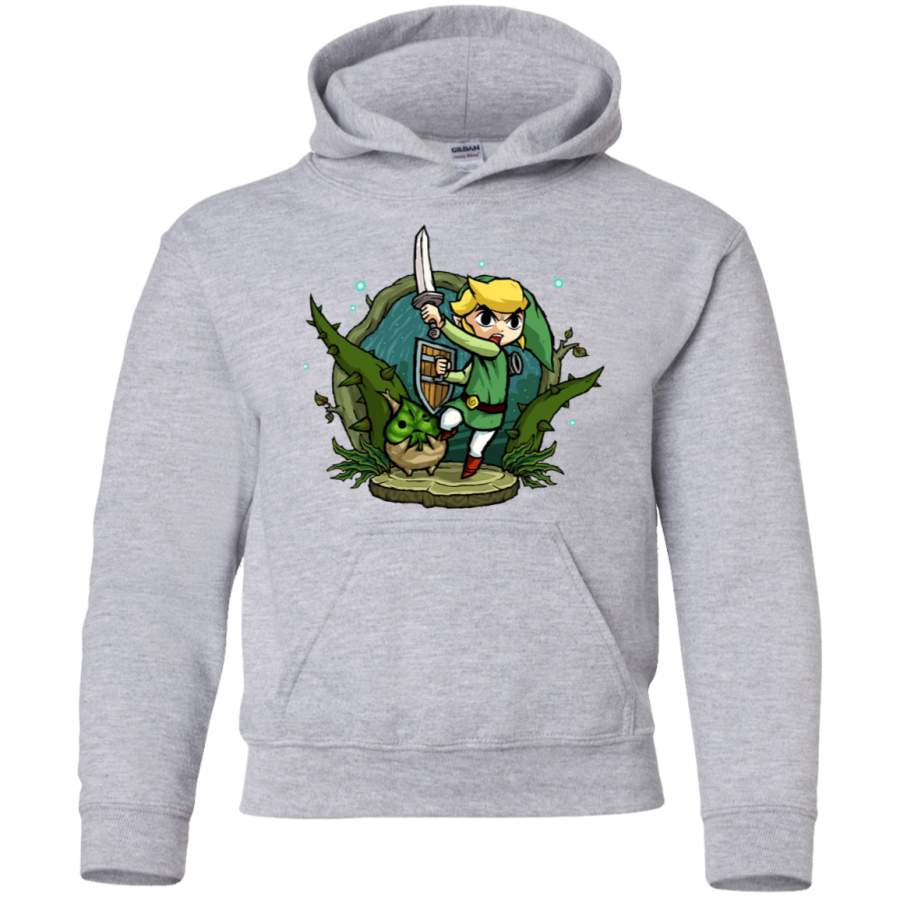 AGR Zelda Wind Waker Forbidden Woods Temple Youth Pullover Hoodie