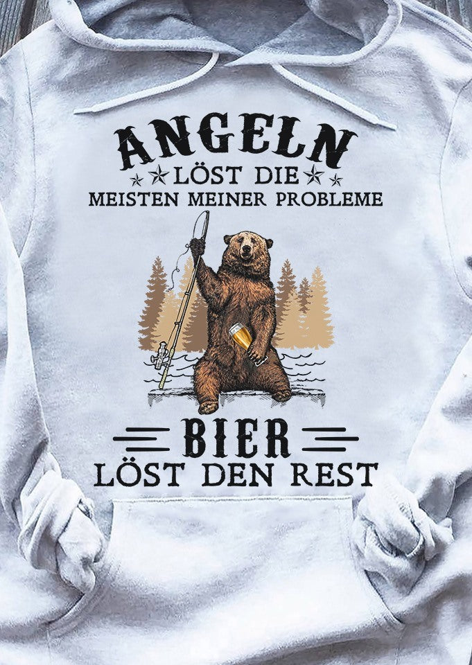 Angeln Lost Die Meisten Meiner Probleme Bier Lost Den Rest Gift Standard/Premium T-Shirt