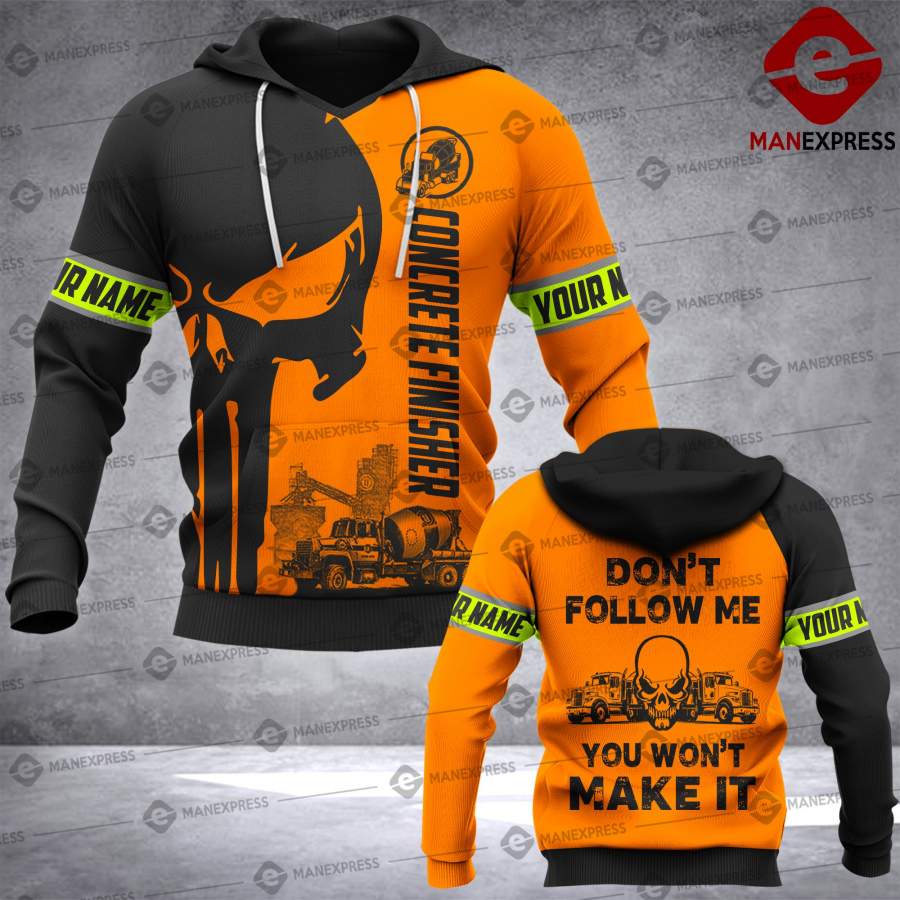 VH CUSTOMIZE  Concrete Finisher HOODIE 3D ALL OVER PRINT 1712 TMA