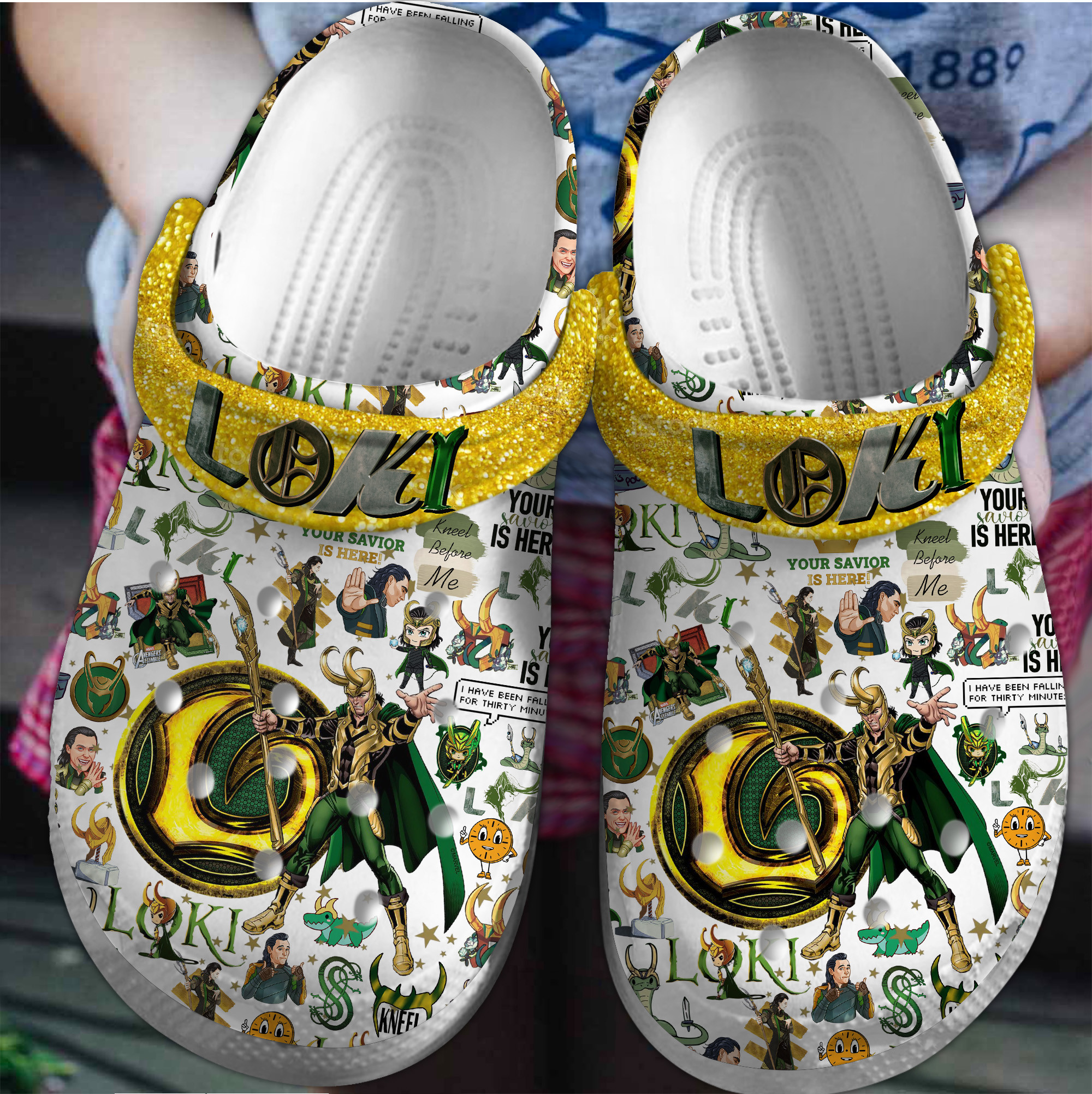 Loki Tv Series Crocss Clogs For Men Women And Kid Bm1411-1646
