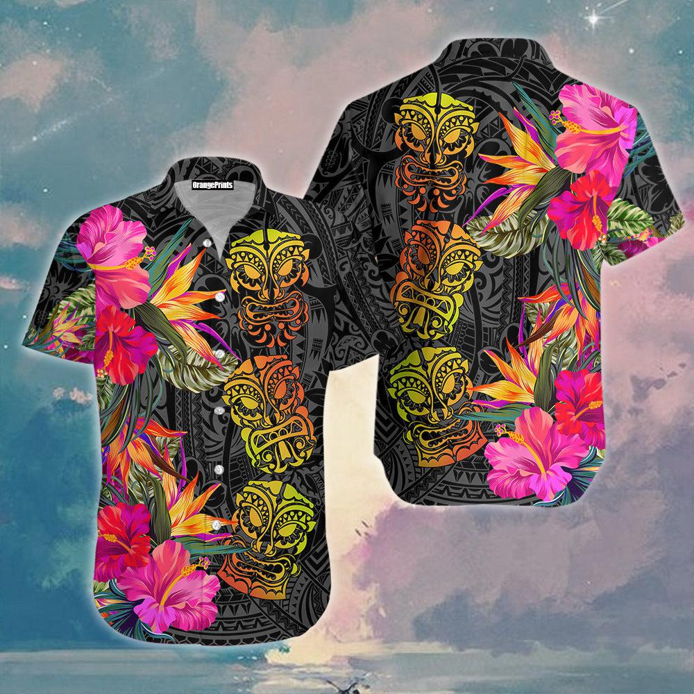 Tiki Colorful Awesome Aloha Hawaii Shirt For Men Women Ha56513